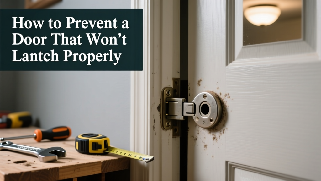 How to Prevent a Door That Won’t Latch Properly