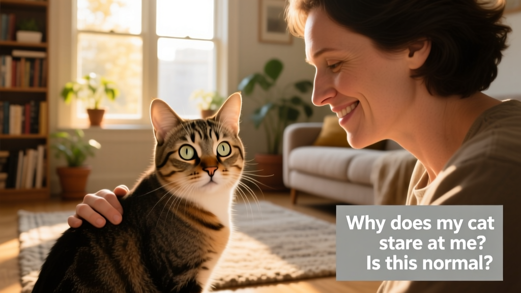 Why Does My Cat Stare at Me? Is This Normal?