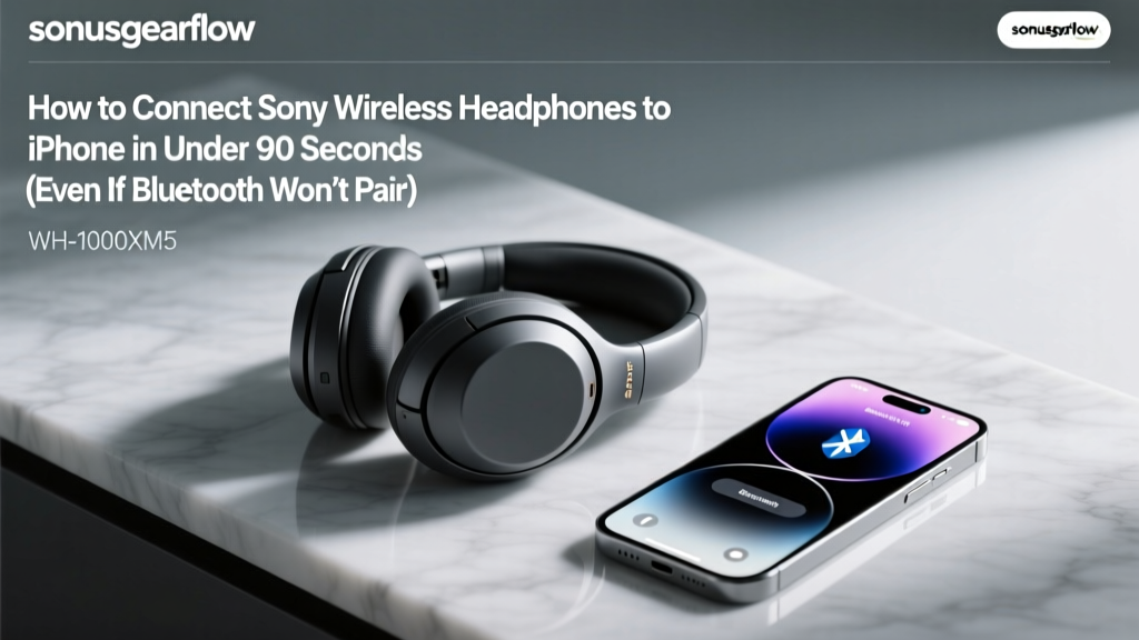 Sony Wireless Headphones to iPhone: Fix Pairing (2026)