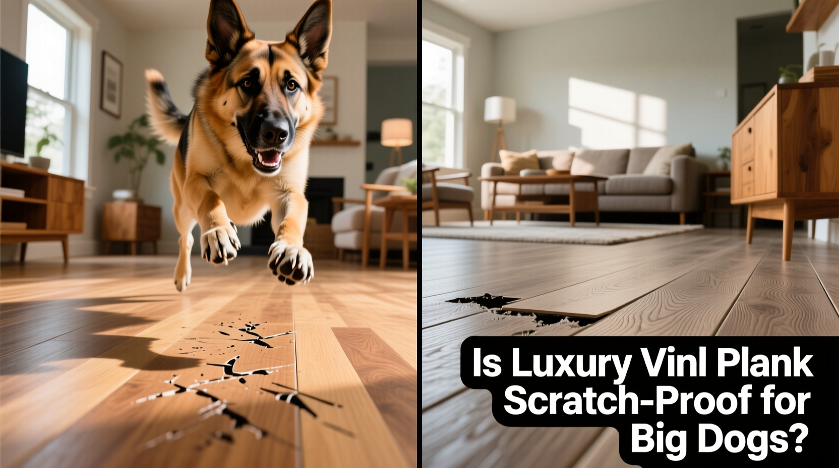 hardwood vs luxury vinyl plank is vinyl really scratch proof for big dogs