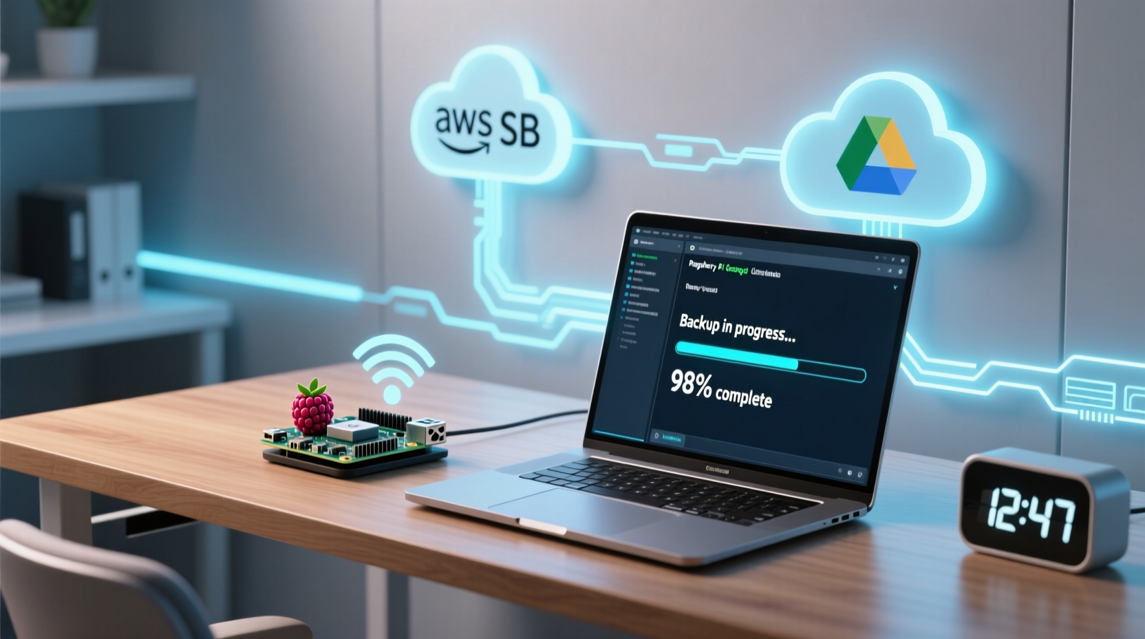 Auto Cloud Backup for Raspberry Pi