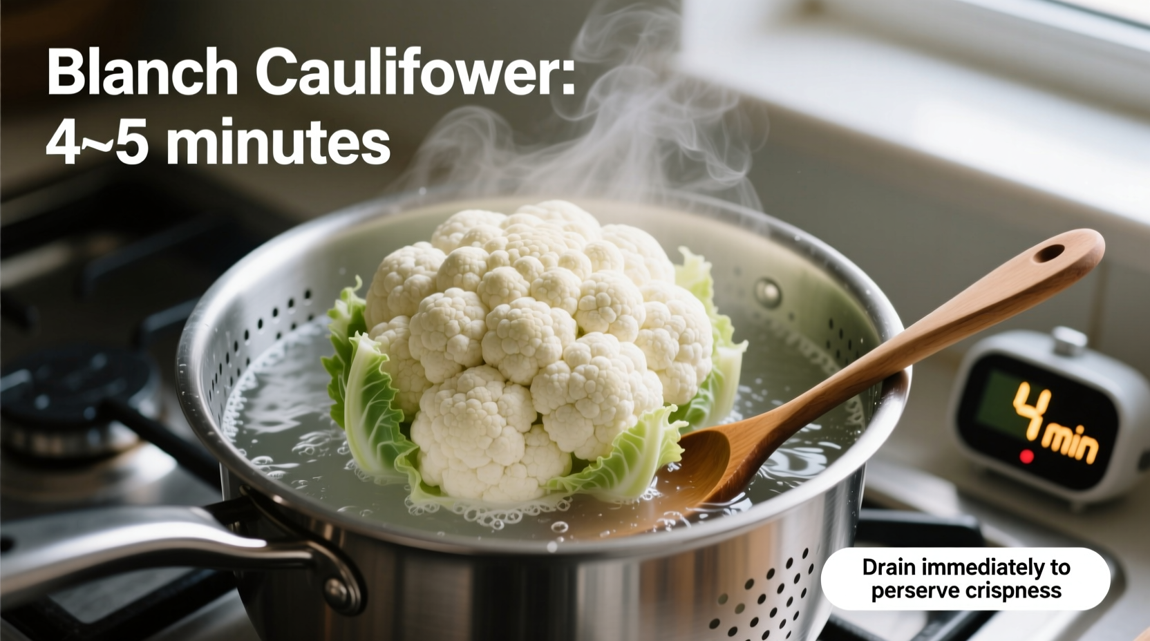 How to Blanch Cauliflower: Perfect Method in 5 Minutes