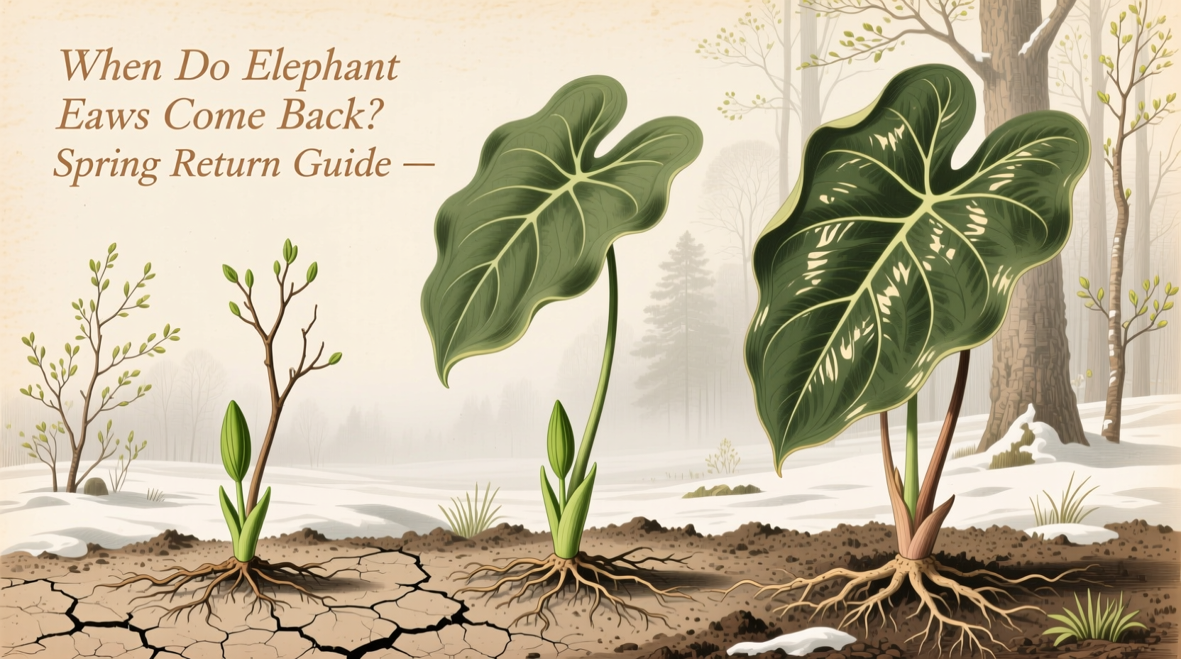 When Elephant Ears Return: Spring Guide | TheHomeSprouts