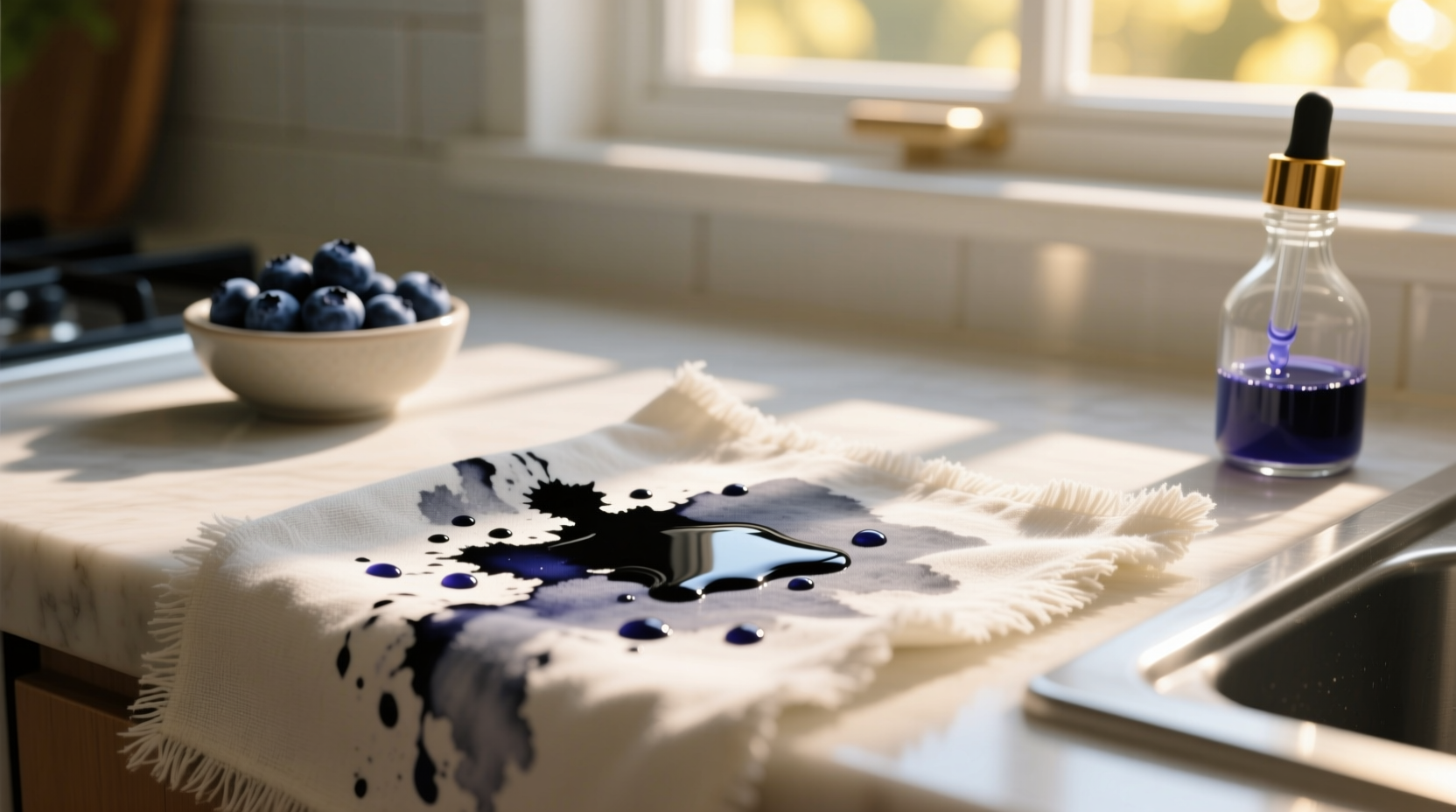 blueberry juice ink stain removal