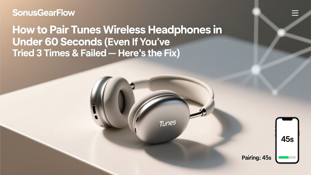 JLab Tunes Wireless Headphones Pairing Guide (2026)