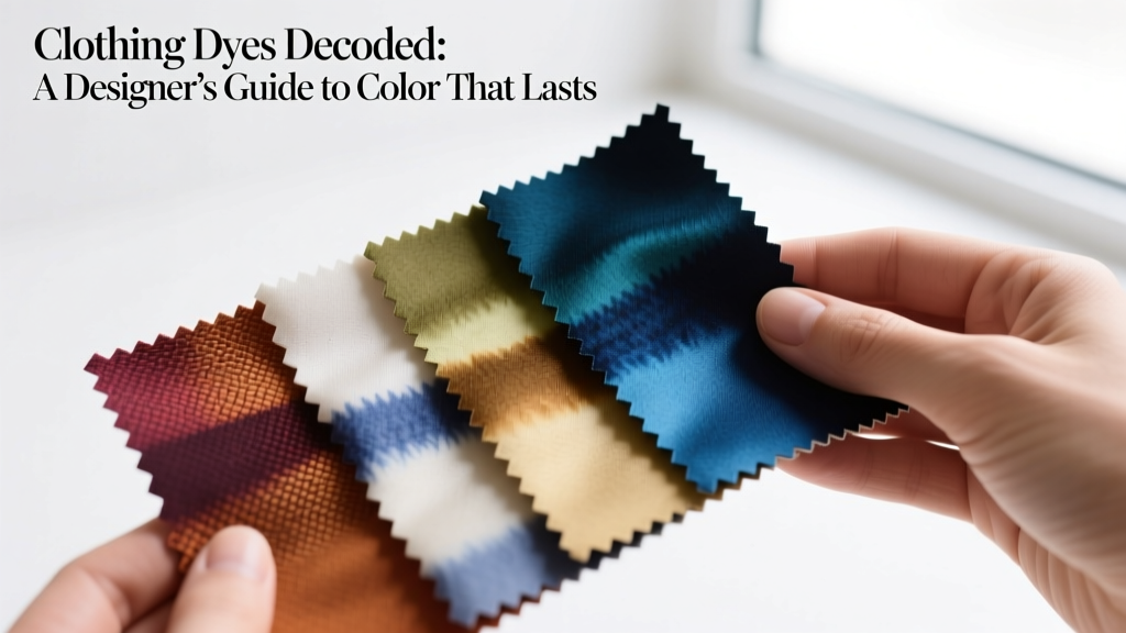Clothing Dyes Decoded: A Designer’s Guide to Color That Lasts