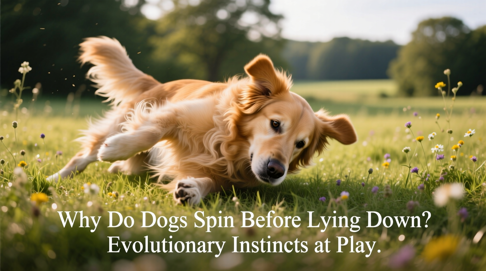 why do dogs spin before lying down evolutionary instincts at play