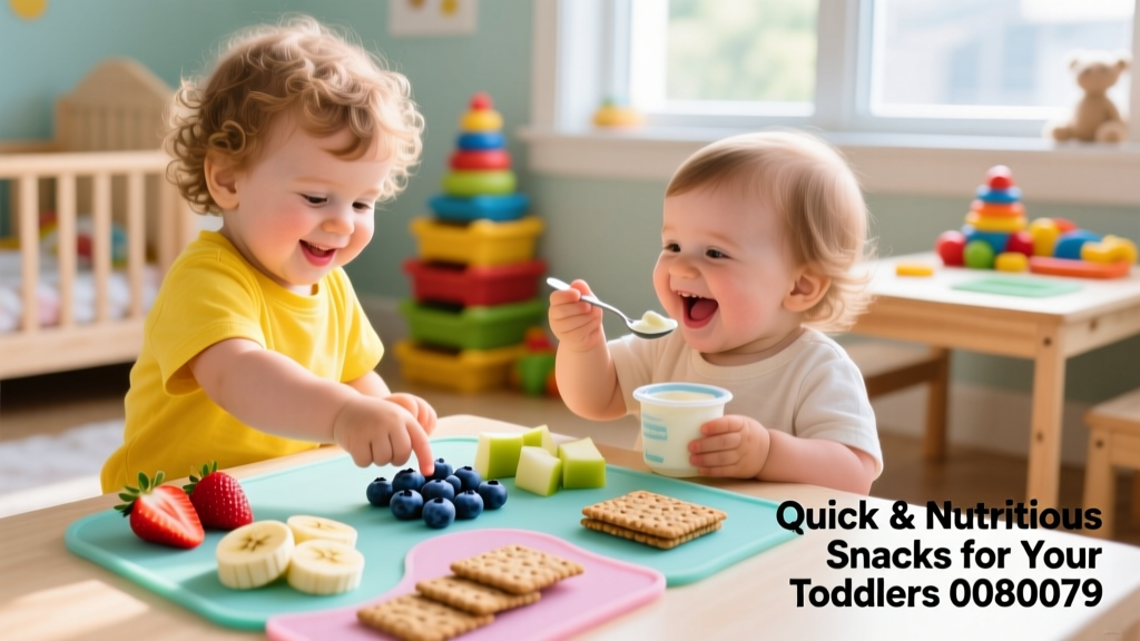 Quick and Nutritious Snacks for Your Toddlers: Practical, Evidence-Based Ideas That Fit Real Life
