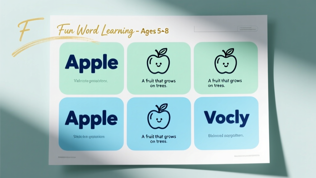 Vocabulary Words and Meanings Printable for Kids: Evidence-Based, Classroom-Tested Resources for Ages 2–6