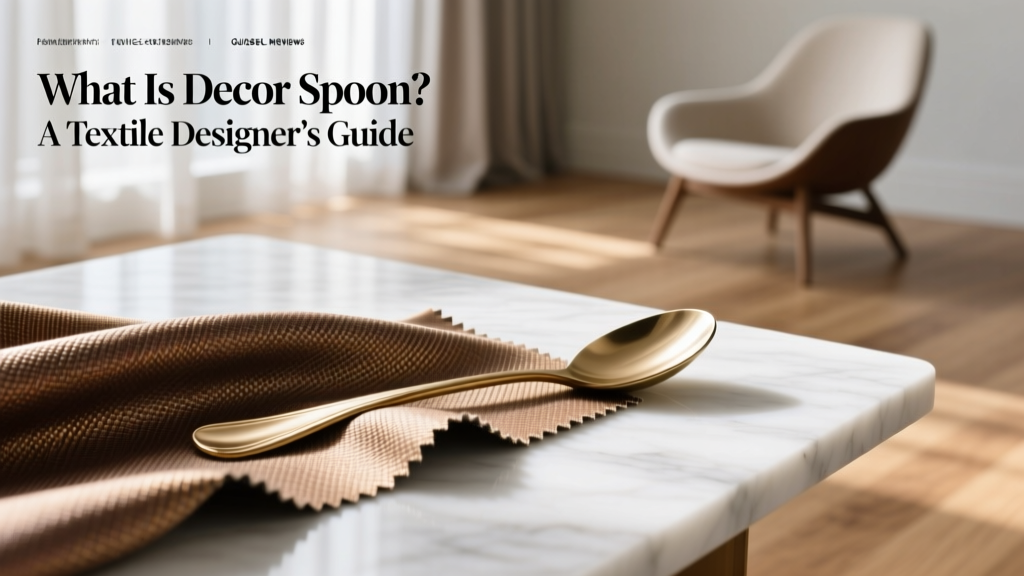 What Is Decor Spoon? A Textile Designer’s Guide