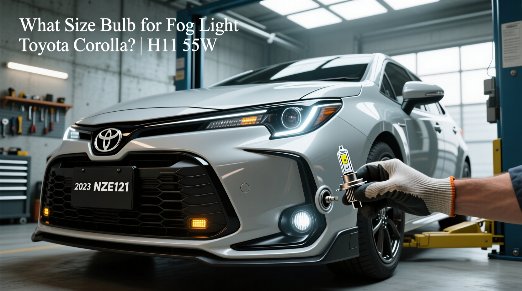 How to Choose Toyota Corolla NZE121 Fog Lamp Bulb Size