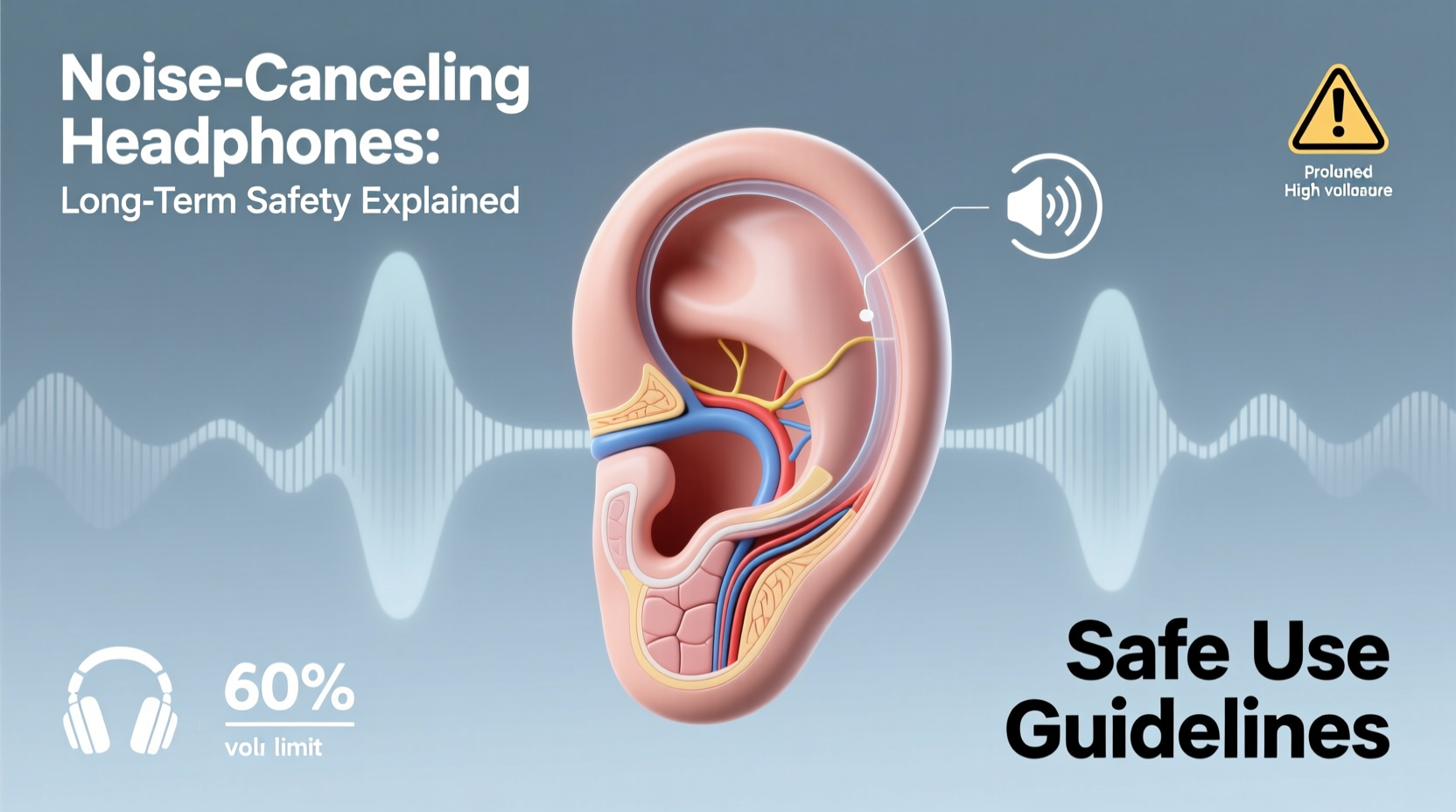 are noise canceling headphones safe for long term use risks explained