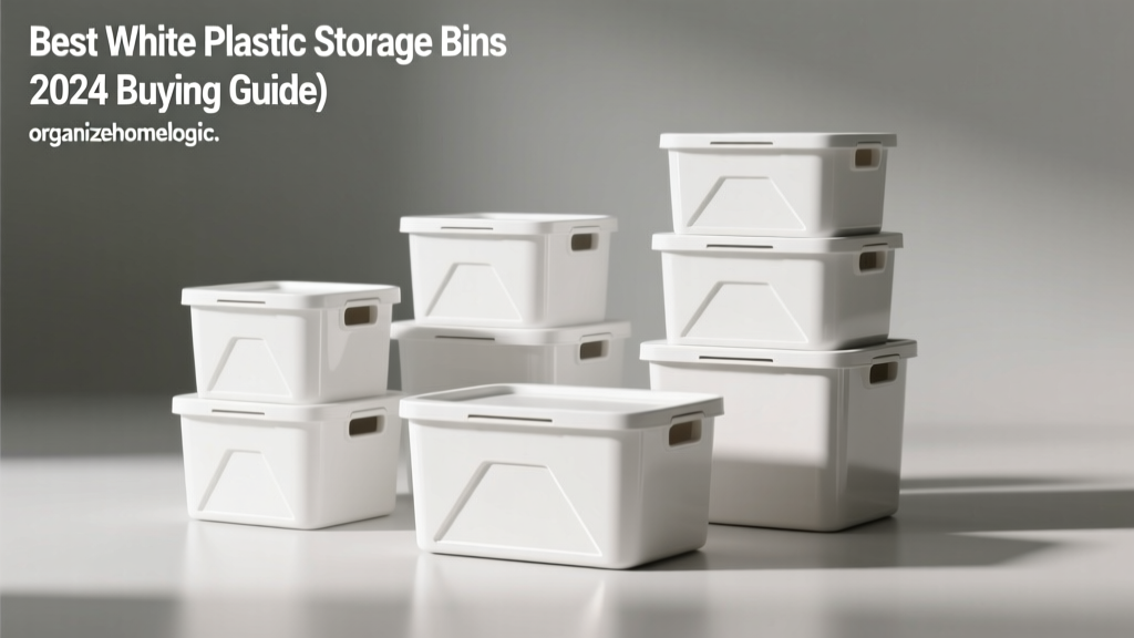 Best White Plastic Storage Bins (2024 Buying Guide)