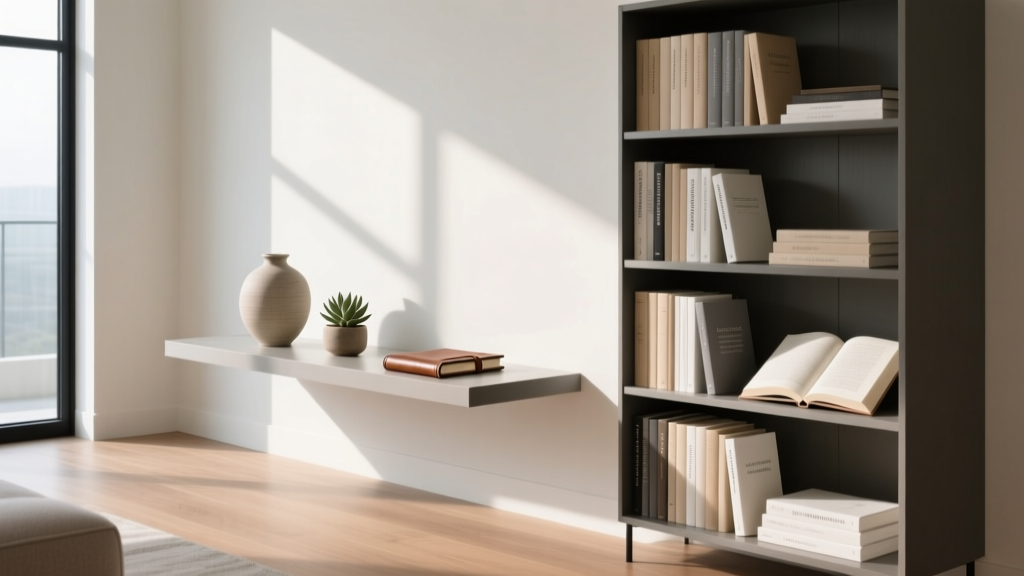 Floating Shelves Vs Bookcases A Minimalist Comparison