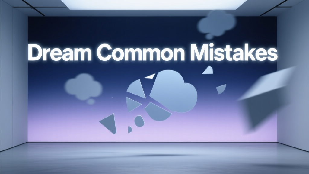 Dream Common Mistakes: What Science Says About Misinterpreting, Suppressing, and Mismanaging Your Dreams