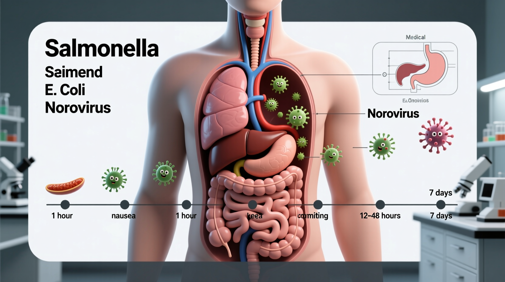 how long does food poisining last