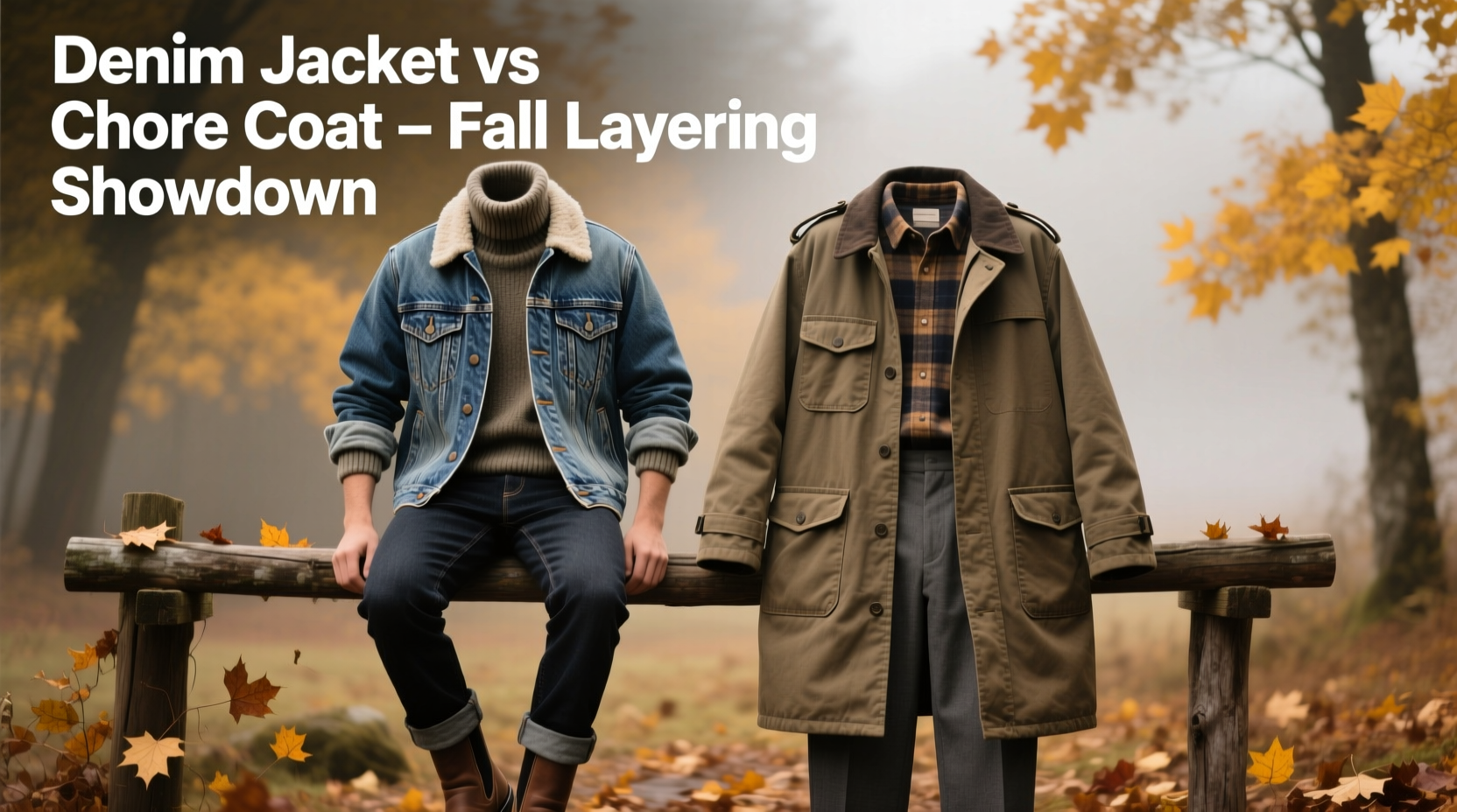 denim jackets vs chore coats which layer better in fall