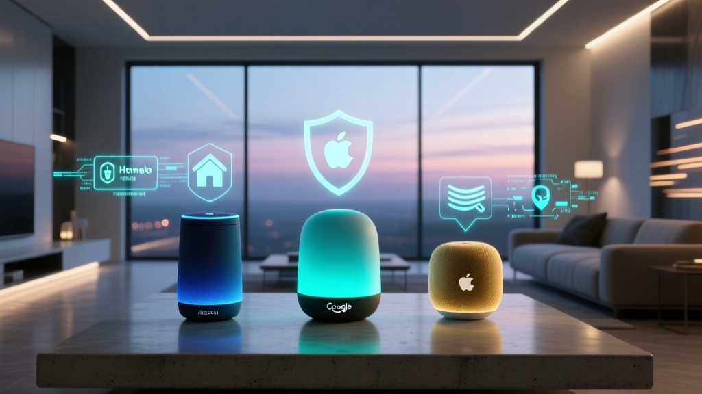Alexa vs Google Home vs HomeKit: Smart Home Ecosystem Security, Privacy & Local Control Compared