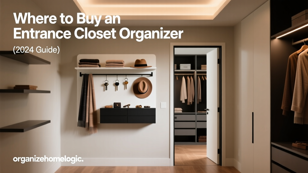 Where to Buy an Entrance Closet Organizer (2024 Guide)