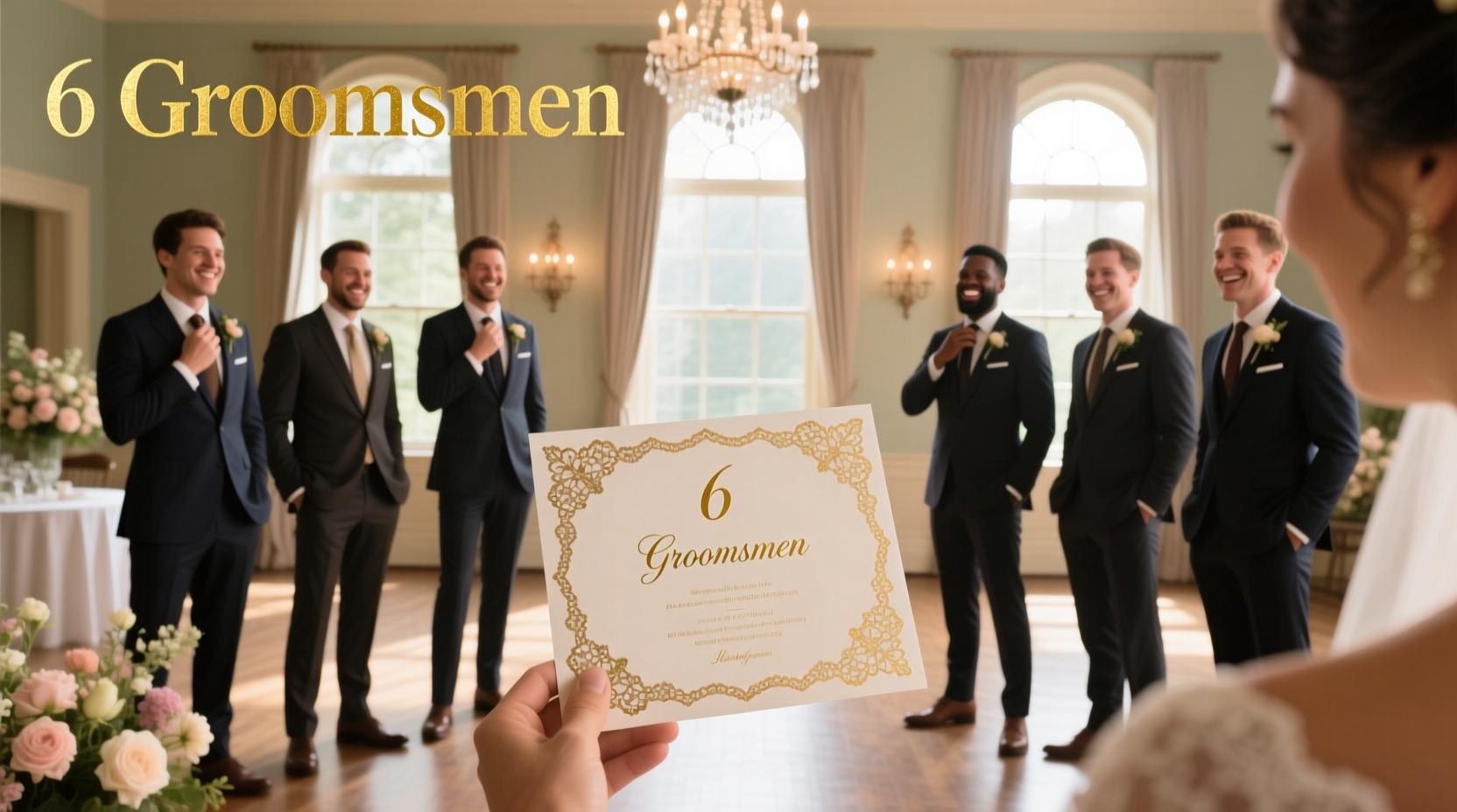 how many groomsmen in a wedding