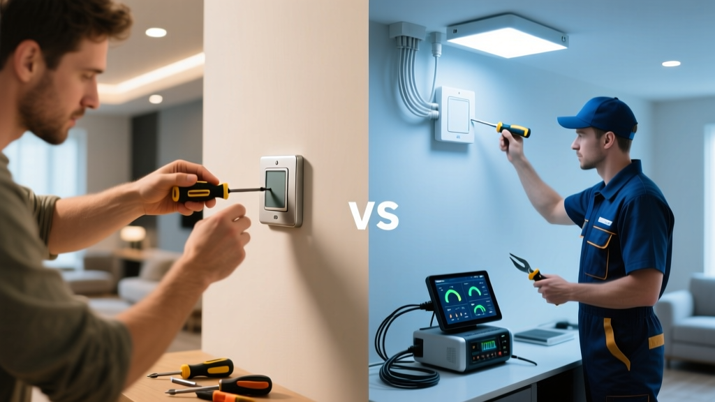 Smart Thermostat & Lighting: DIY vs Pro Installation Costs