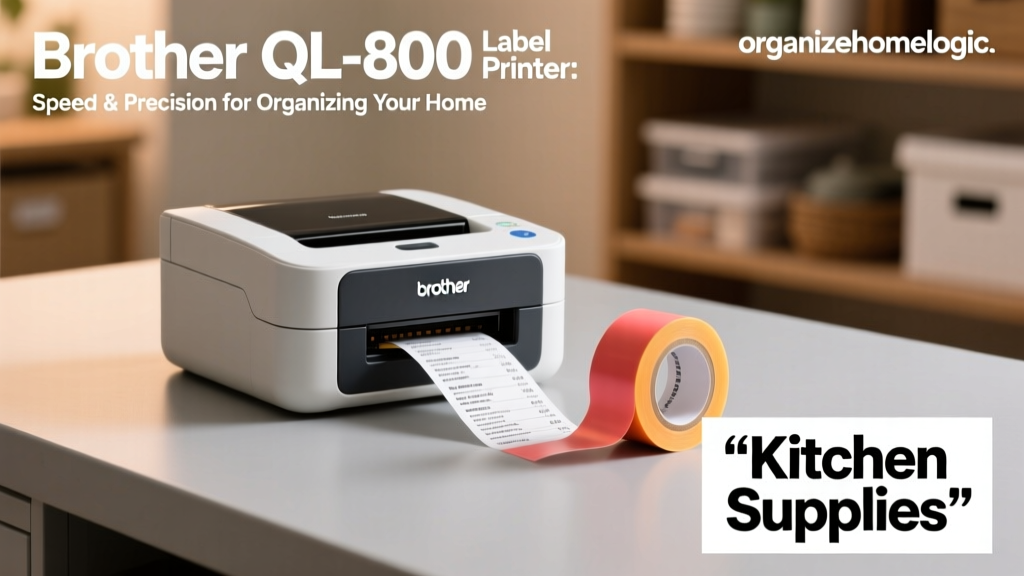 Brother QL-800 Label Printer: Speed & Precision for