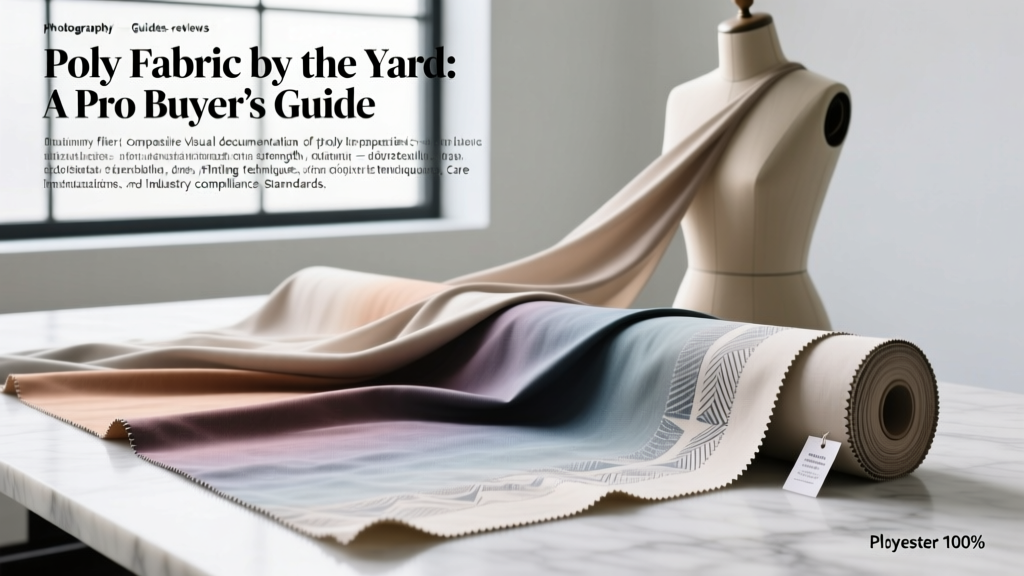 Poly Fabric by the Yard: A Pro Buyer’s Guide