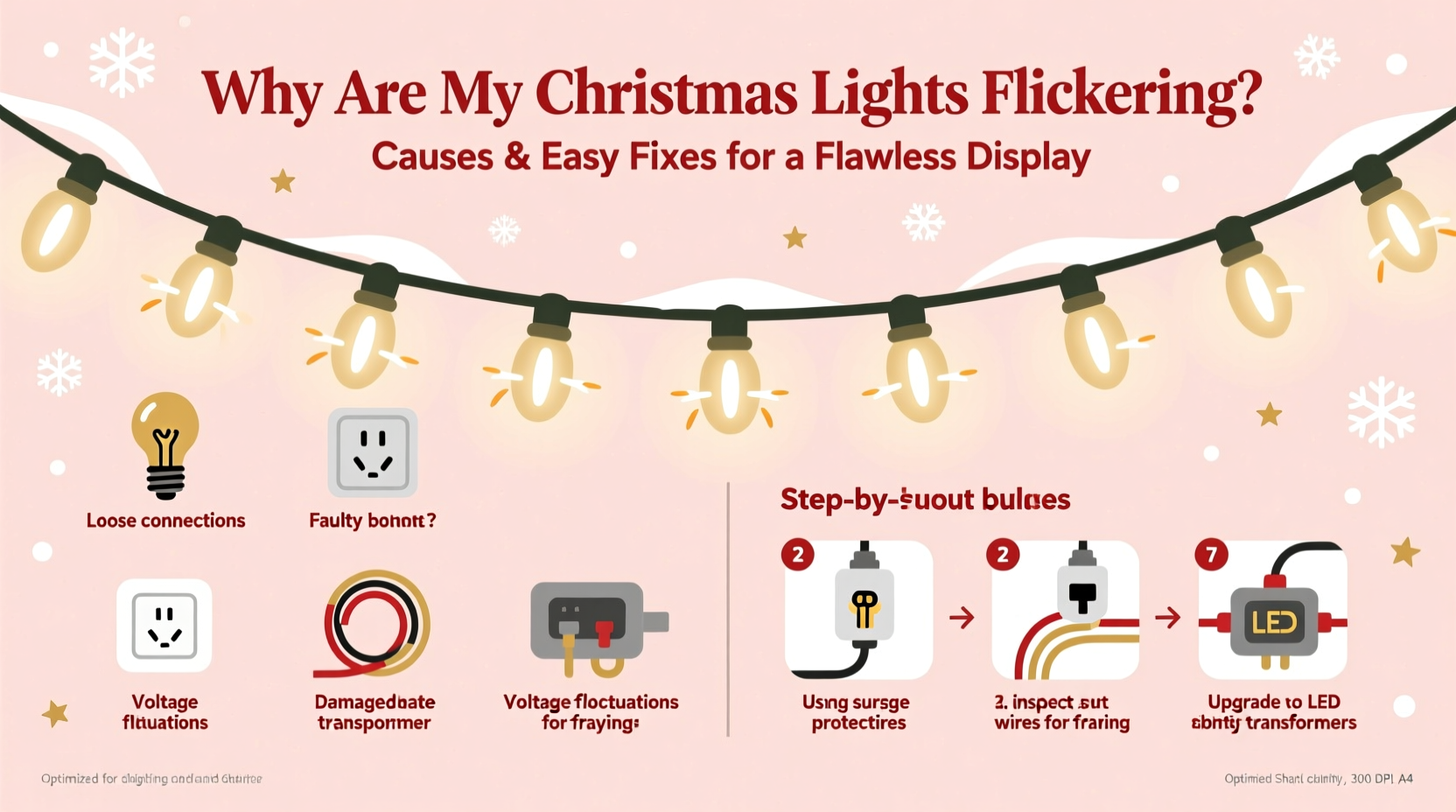 why are my christmas lights flickering causes and easy fixes for a flawless display