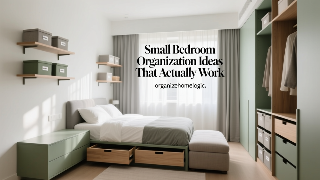 Small Bedroom Organization Ideas That Actually Work