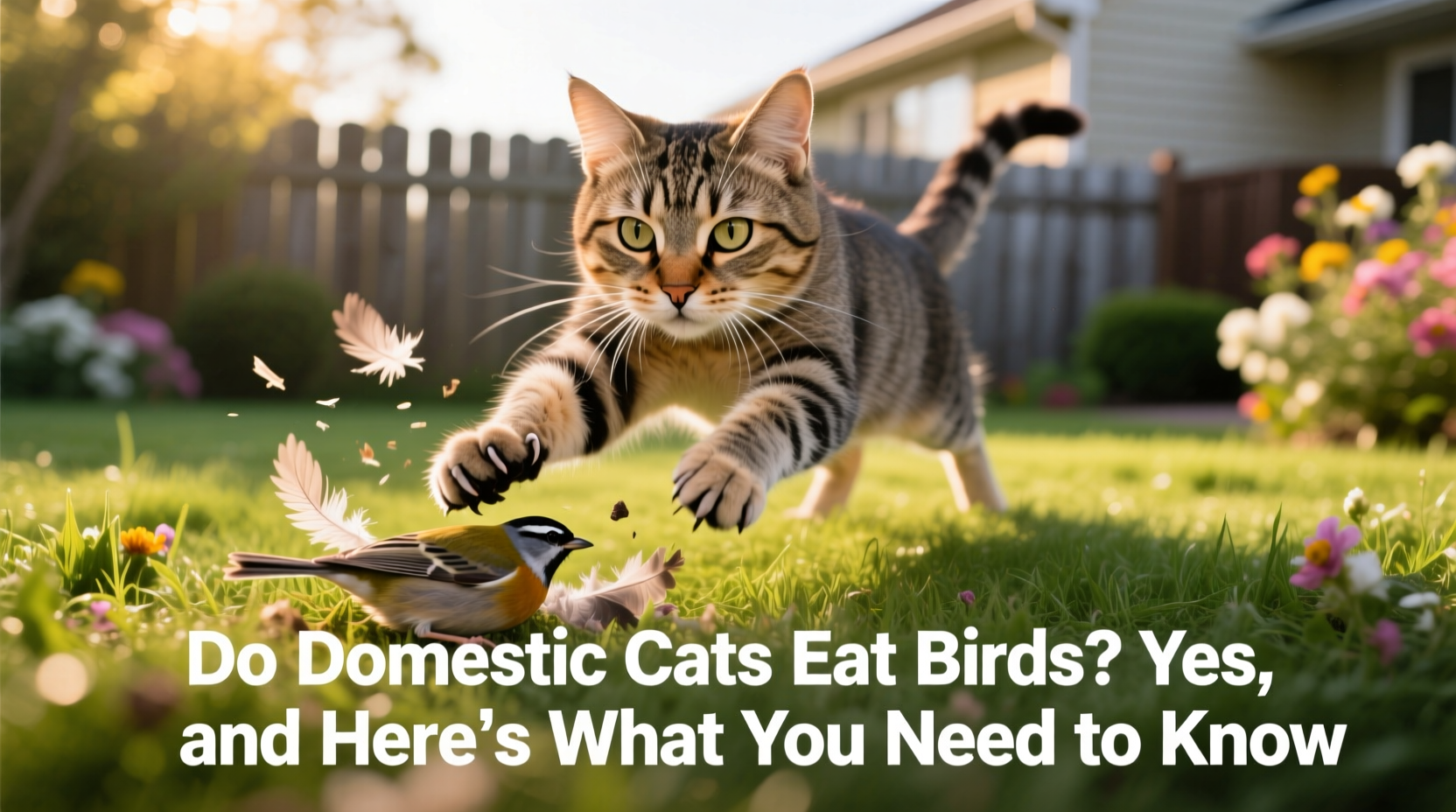 do domestic cats eat birds