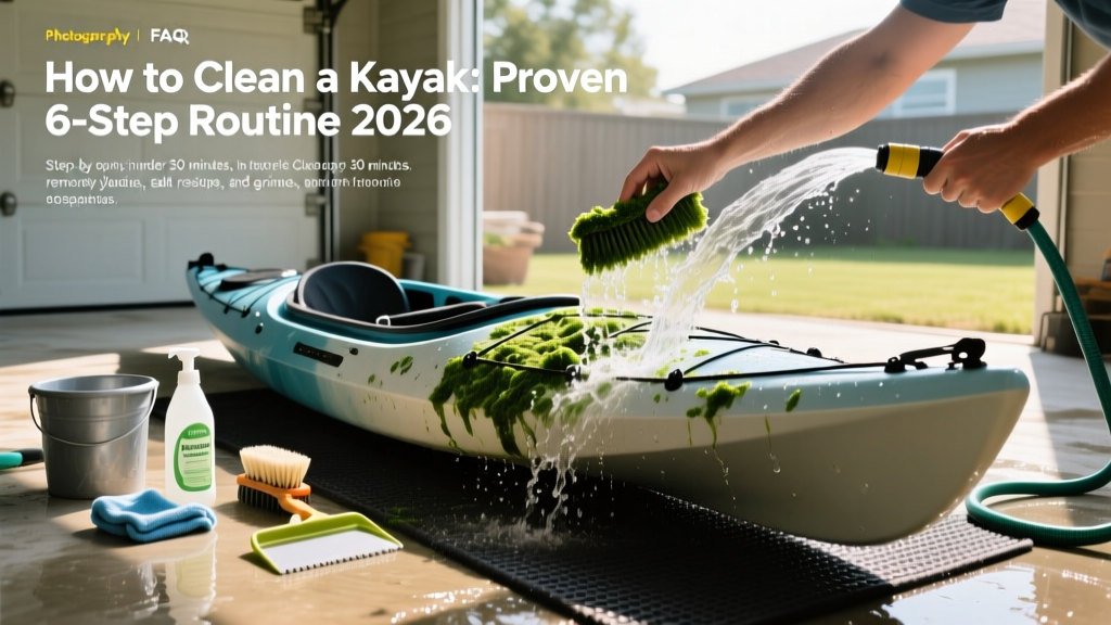 How to Clean a Kayak: Proven 6-Step Routine 2026