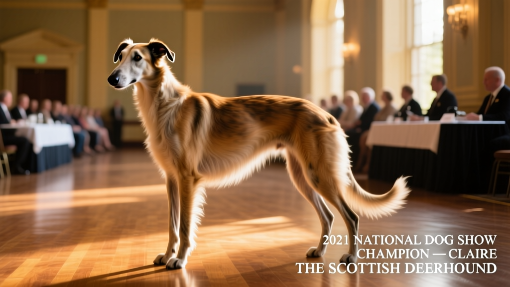 National Dog Show 2021 Winner: It's Claire the Scottish Deerhound—Again!