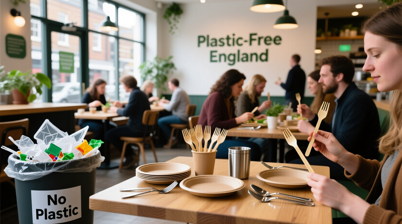 england banning plastic cutlery plates