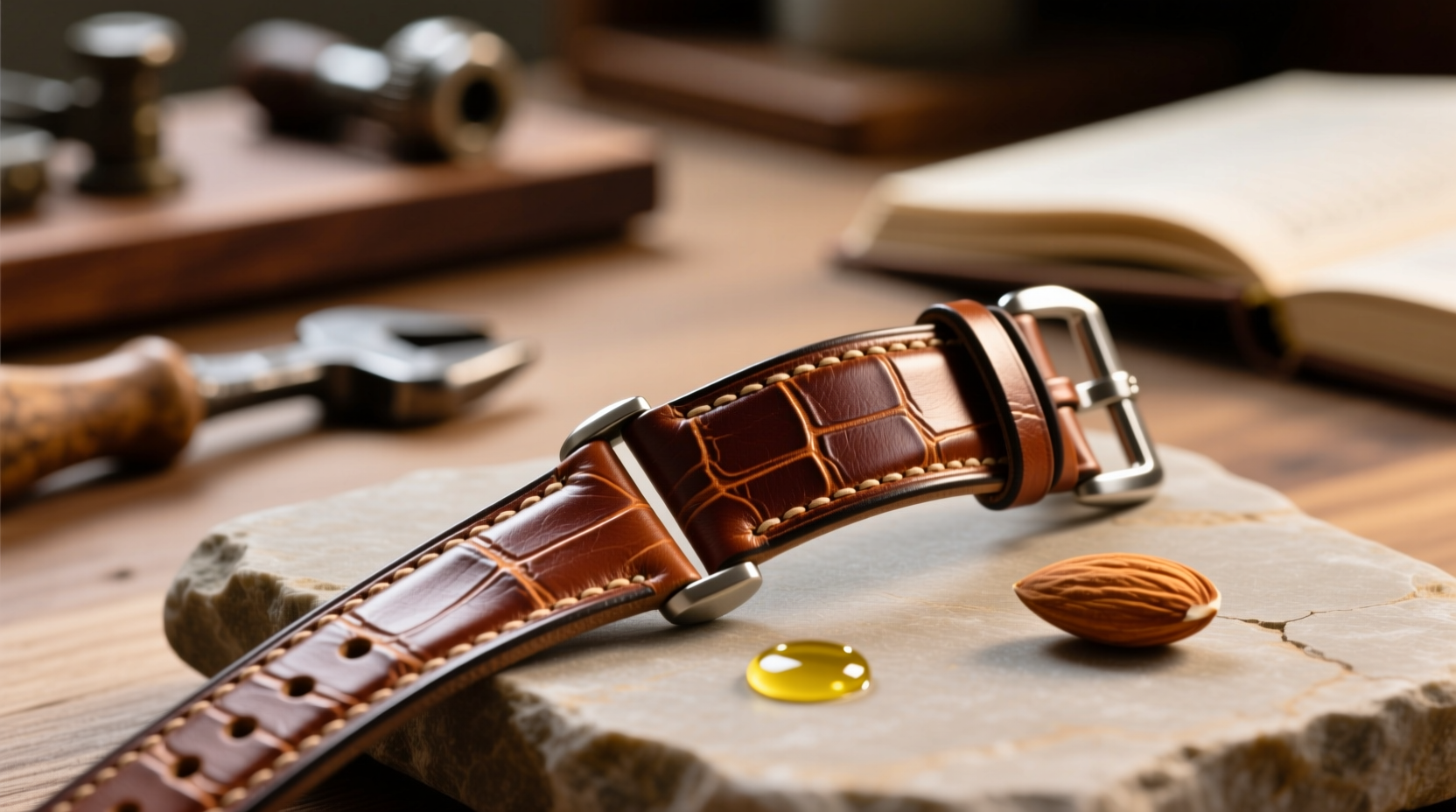 eco friendly leather watch band cleaning