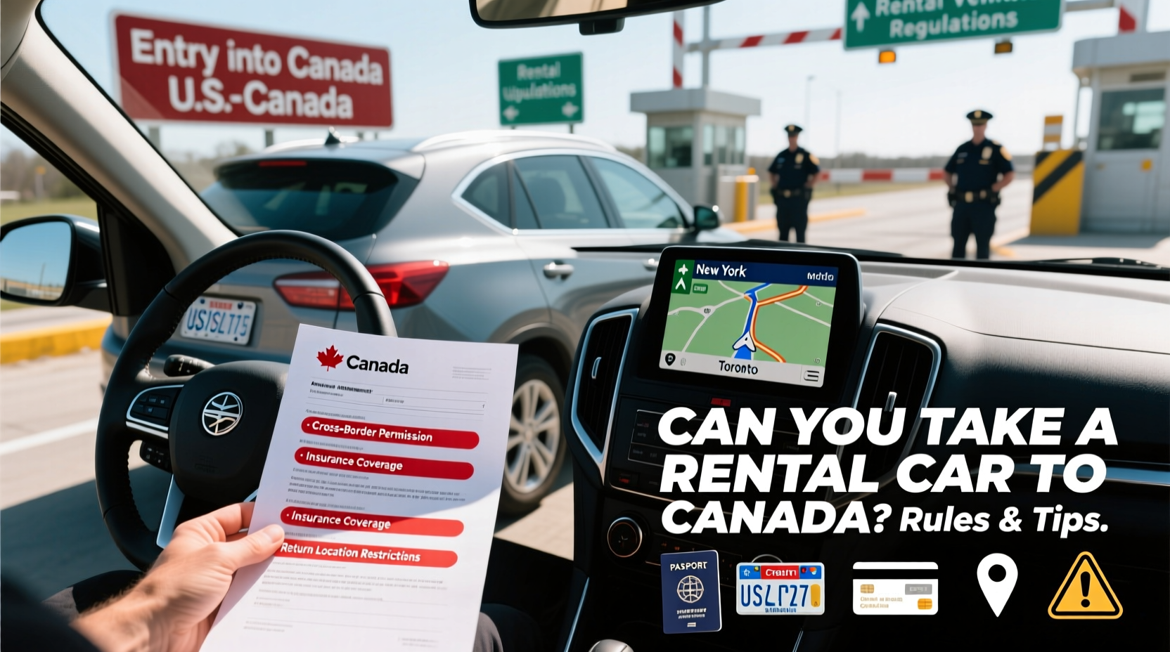 can you take a rental car to canada