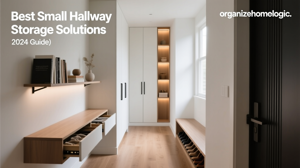 Best Small Hallway Storage Solutions (2024 Guide)