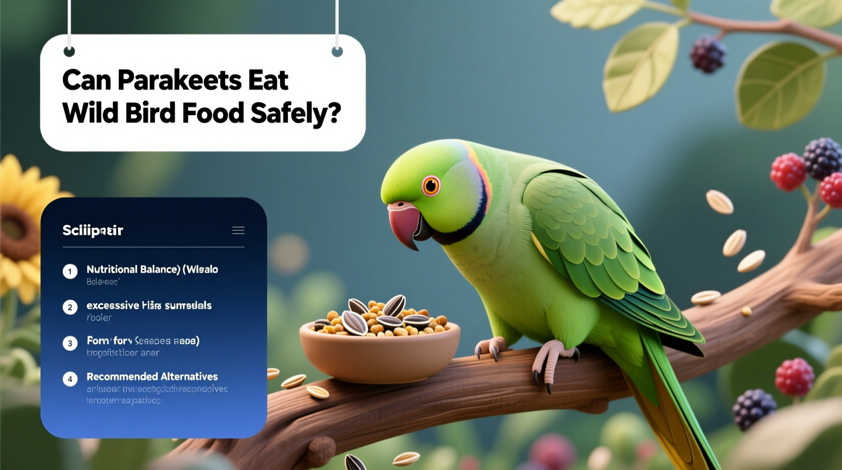 Can Parakeets Eat Wild Bird Food Safely?