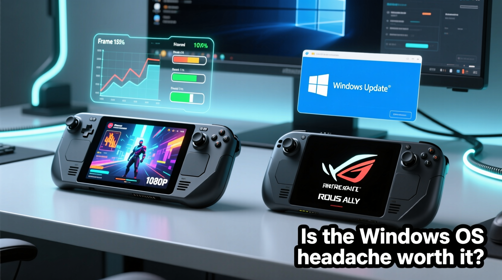 steam deck vs asus rog ally is the windows os headache worth the extra performance