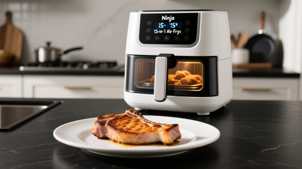 Perfect Pork Chops in Ninja 15-in-1 Air Fryer