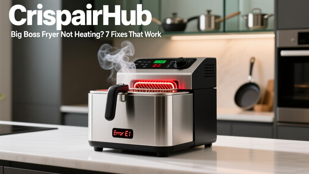 Big Boss Fryer Not Heating? 7 Fixes That Work