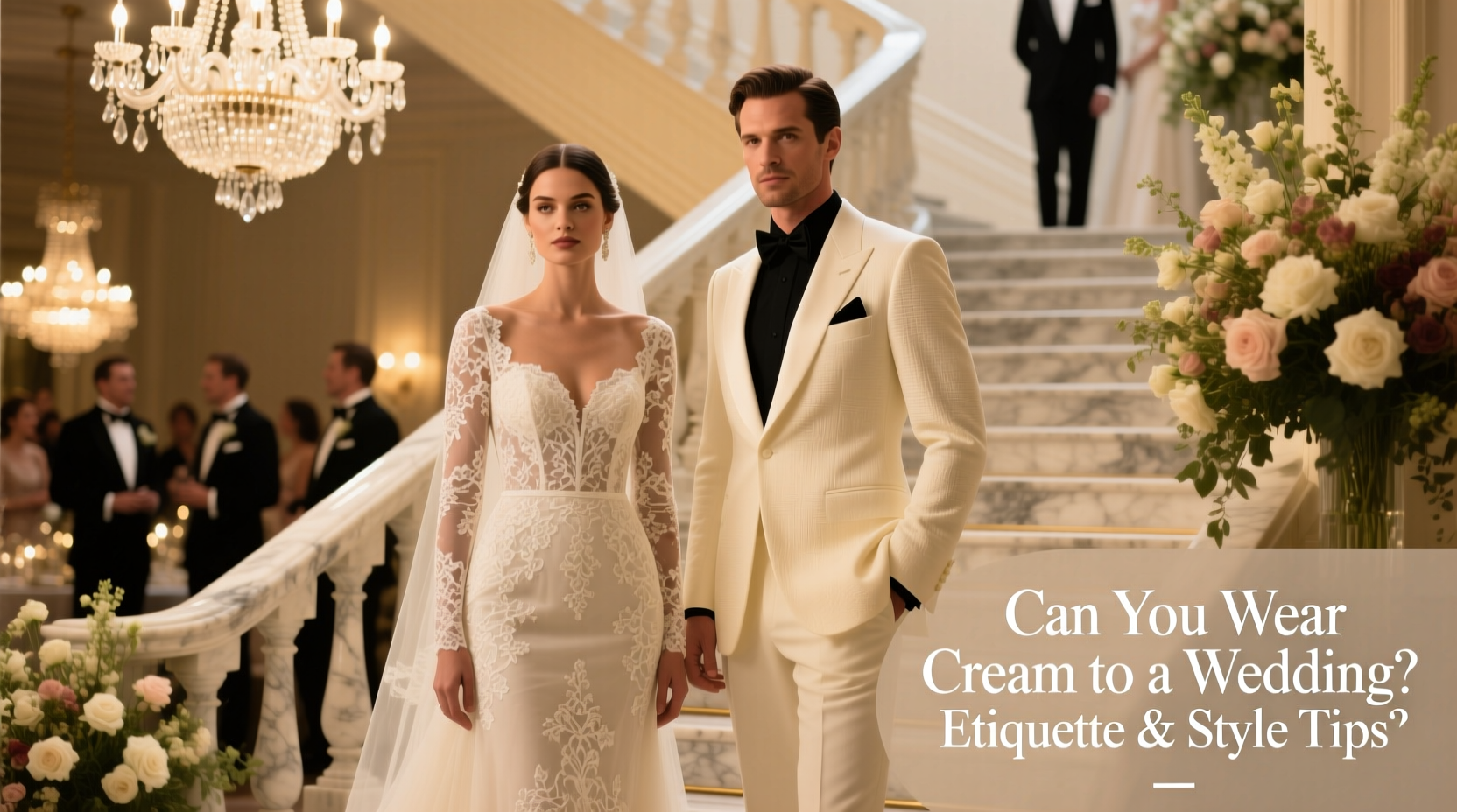 can you wear cream to a wedding