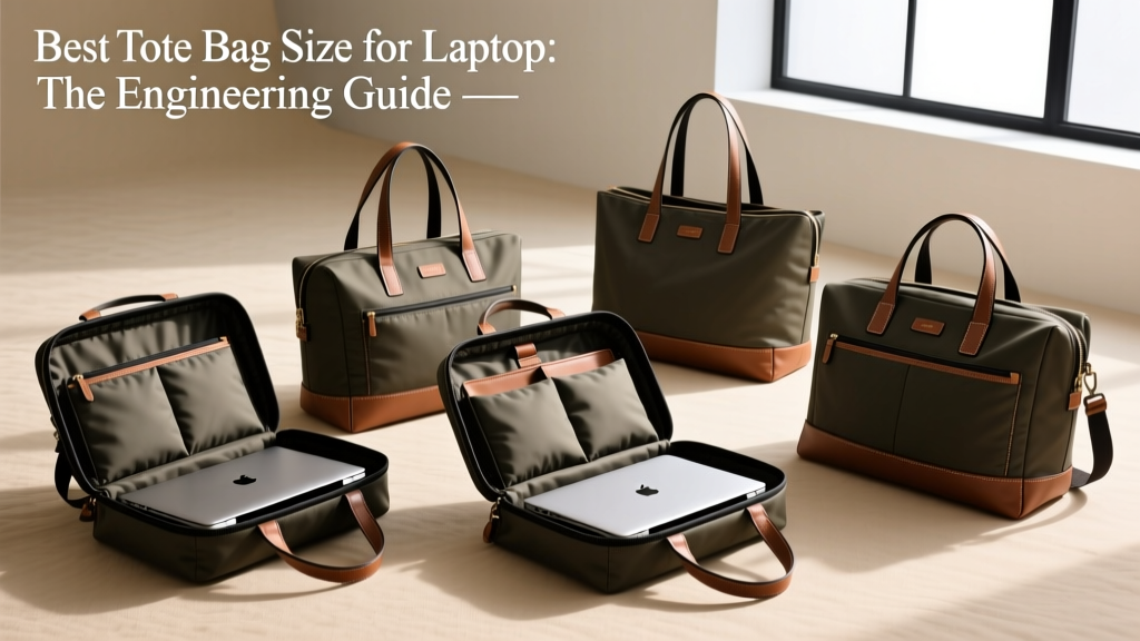 Best Tote Bag Size for Laptop: The Engineering Guide