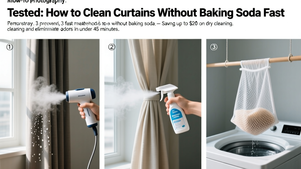 Tested: How to Clean Curtains Without Baking Soda Fast