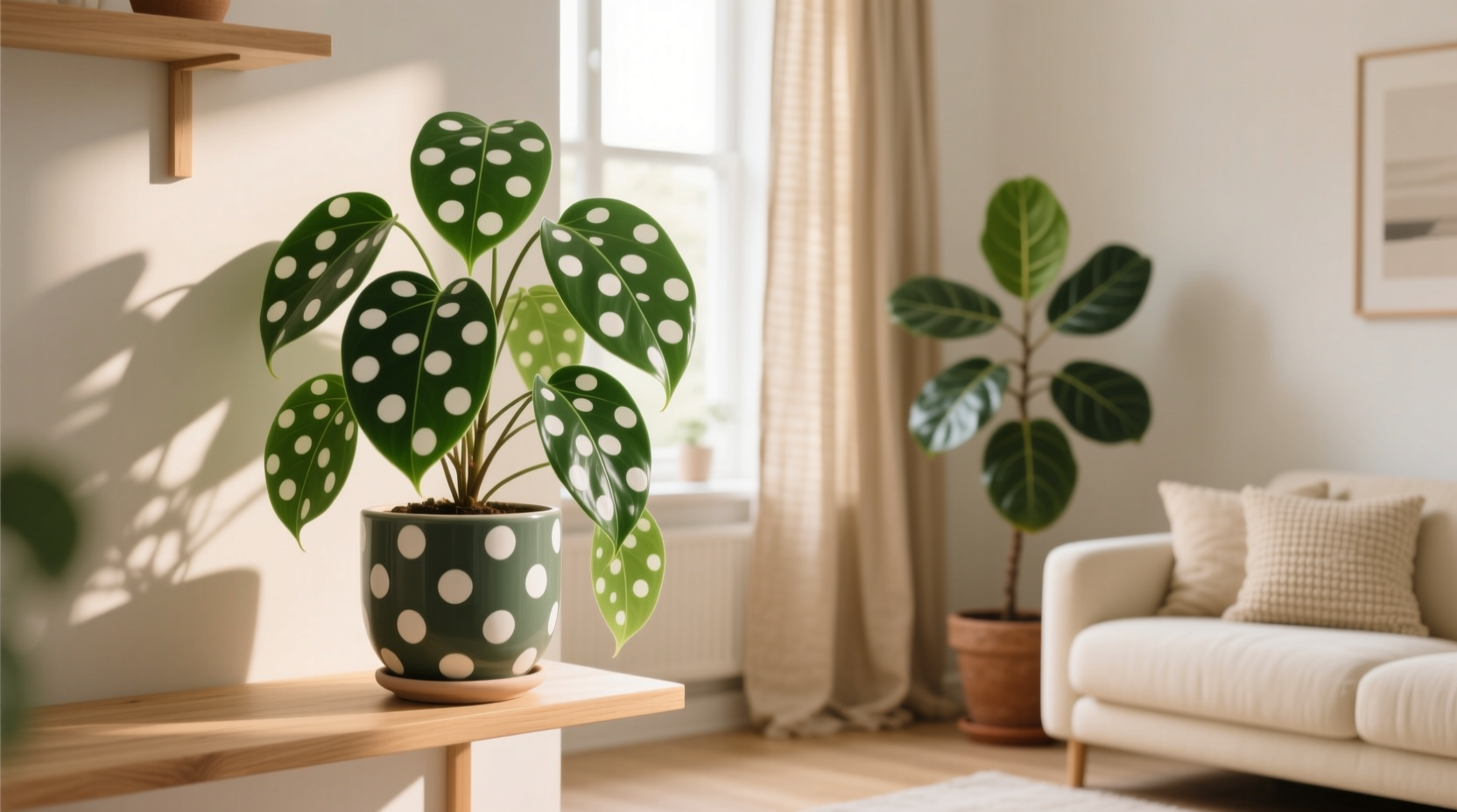 indoor polka dot plant