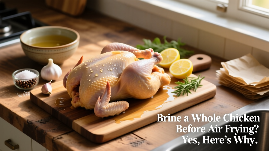 Brine Whole Chicken Before Air Frying? Yes—Here’s Why