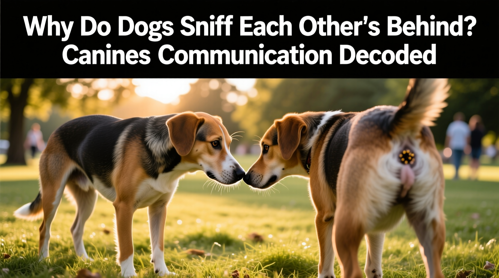 why do dogs sniff each others behind canine communication decoded