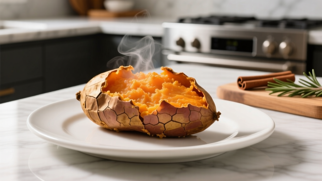 Air Fryer Baked Sweet Potato: Crispy Skin, Tender Inside
