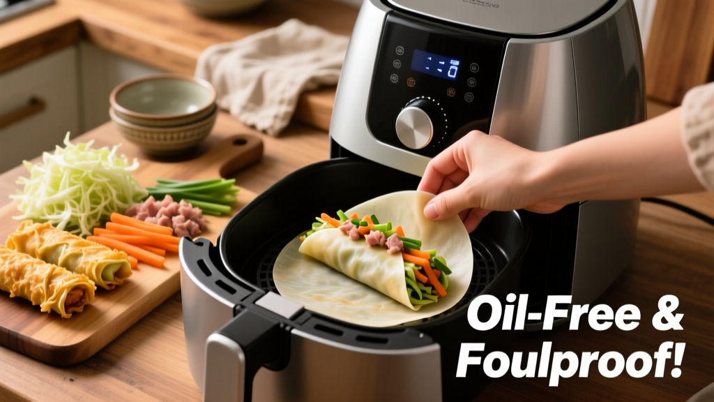 Air Fryer Chinese Spring Rolls: Crispy, Oil-Free & Foolproof