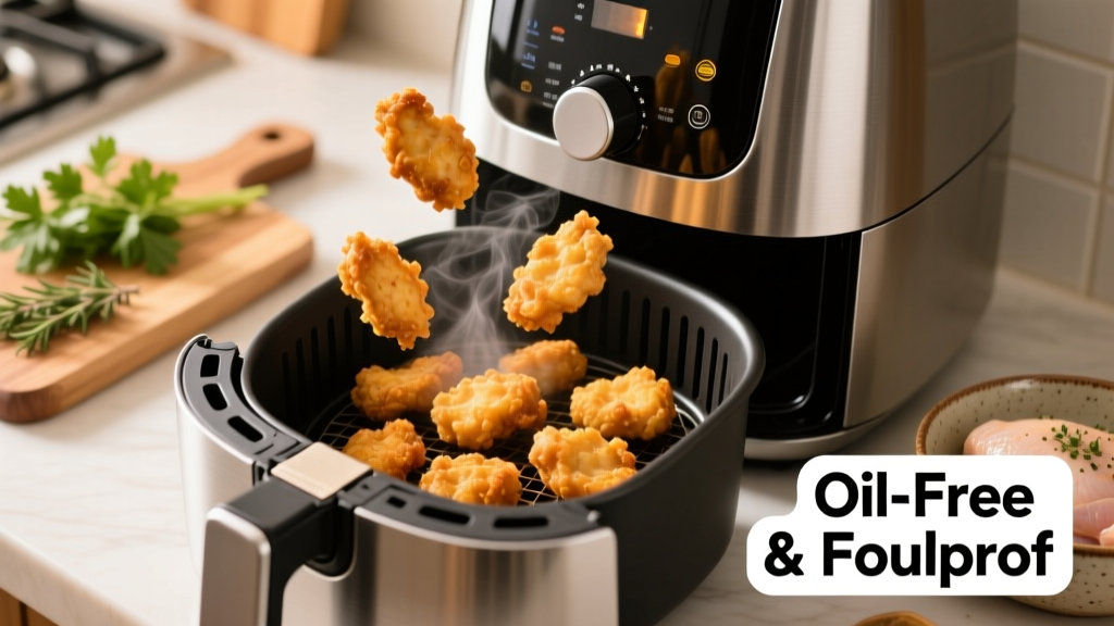 Bare Chicken Nuggets in Air Fryer: Crispy & Oil-Free