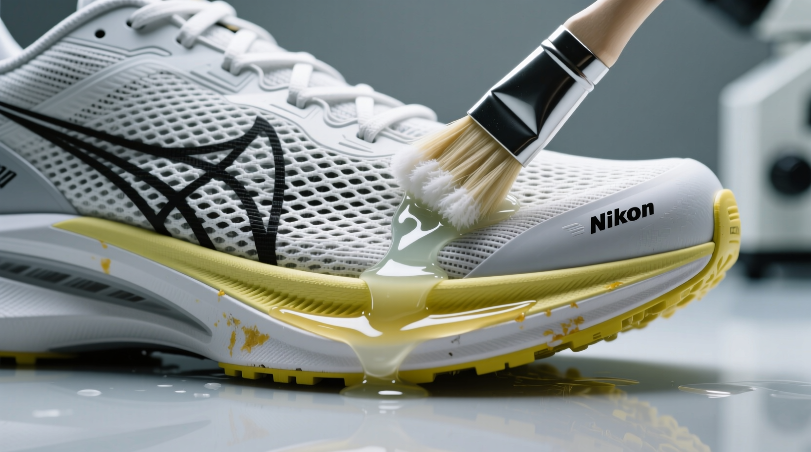 how to clean mesh running shoes safely